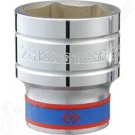 Головка торцевая стандартная шестигранная 1/2", 15 мм, KING TONY, 433515M