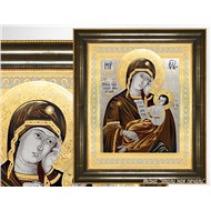 Гравюра "Икона Пресвятой Богородицы Утоли Моя Печали"
