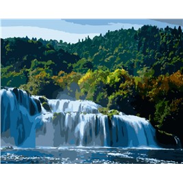 Картина для рисования по номерам "Водопад" арт. GX 8808