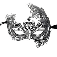 Luna Veneziana CatiaВенецианская маска с кристаллами Swarovski