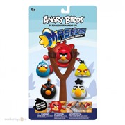 Игровой набор Игрушка-Мялка Angry Birds 5 шт.+рогатка  в ассорт. 673534500164