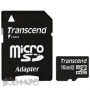 Карта памяти Transcend microSDHC 16GB Class10(TS16GUSDHC10)