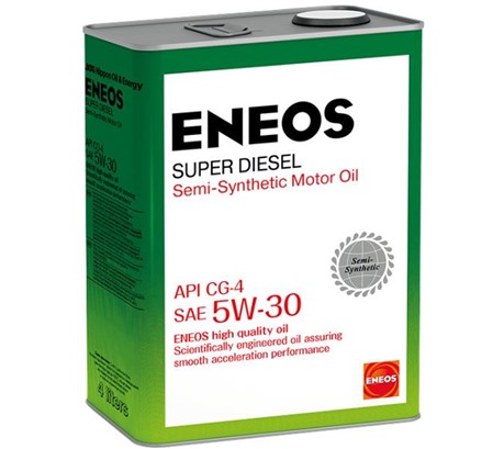 Моторное масло Eneos Super Diesel Semi-Synthetic CG-4 5W-30 (4л.)