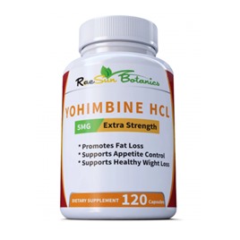 Йохимбин (йохимбе) тестостерон, RaeSun Botanics, 5 мг, 120 капс.