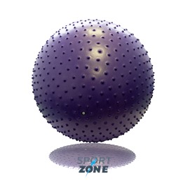 Гимнастический мяч с массажным эффектом 75 см с насосом