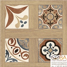 Керамогранит Florence   пэчворк, узоры, многоцветный (FL4R452D-69) 42х42 купить по лучшей цене в интернет магазине стильных обоев Сова ТД. Доставка по Москве, МО и всей России