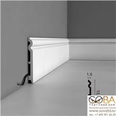 Плинтус Orac Decor SX138 Axxent купить по лучшей цене в интернет магазине стильных обоев Сова ТД. Доставка по Москве, МО и всей России