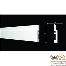 Лепнина Decor-Dizayn Плинтус DD703 купить по лучшей цене в интернет магазине стильных обоев Сова ТД. Доставка по Москве, МО и всей России