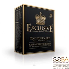 Клей Exclusive Флизелиновый Non-woven PRO 283г купить по лучшей цене в интернет магазине стильных обоев Сова ТД. Доставка по Москве, МО и всей России
