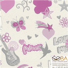 Обои Rasch 734522 Kids & Teens 2 купить по лучшей цене в интернет магазине стильных обоев Сова ТД. Доставка по Москве, МО и всей России