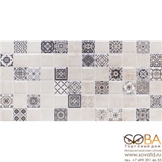 Декор Астрид  3 кофейный 1041-0237 20х40 купить по лучшей цене в интернет магазине стильных обоев Сова ТД. Доставка по Москве, МО и всей России