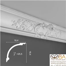 Карниз Orac Decor C338A Luxxus купить по лучшей цене в интернет магазине стильных обоев Сова ТД. Доставка по Москве, МО и всей России