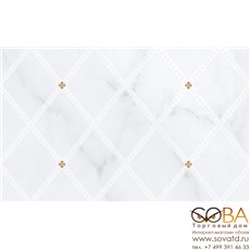 Декор Милана  светлый 02 25х40 купить по лучшей цене в интернет магазине стильных обоев Сова ТД. Доставка по Москве, МО и всей России