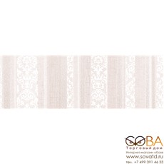 Вставка Jacquard  бежевый (JC2U011) 25x75 купить по лучшей цене в интернет магазине стильных обоев Сова ТД. Доставка по Москве, МО и всей России