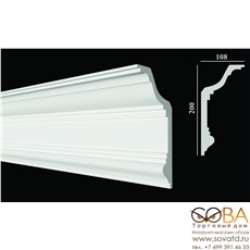 Лепнина Decor-Dizayn Карниз DD513 купить по лучшей цене в интернет магазине стильных обоев Сова ТД. Доставка по Москве, МО и всей России