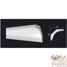 Лепнина Decor-Dizayn Карниз DD13 купить по лучшей цене в интернет магазине стильных обоев Сова ТД. Доставка по Москве, МО и всей России