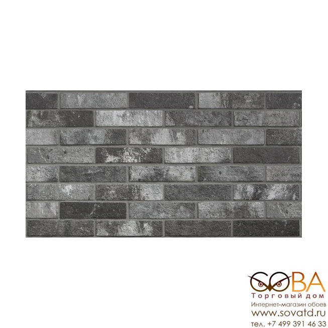 Плитка London Charcoal Brick  фасадная 60х250 мм/3200/58 купить по лучшей цене в интернет магазине стильных обоев Сова ТД. Доставка по Москве, МО и всей России