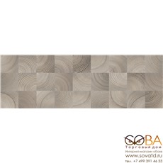 Декор Шиен 2Д Плитка настенная  серый, структура 25х75 купить по лучшей цене в интернет магазине стильных обоев Сова ТД. Доставка по Москве, МО и всей России