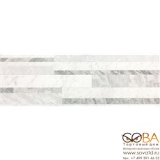 Керамическая плитка Fap Roma Diamond Deco White Brillante (25x75)см fNIZ (Италия) купить по лучшей цене в интернет магазине стильных обоев Сова ТД. Доставка по Москве, МО и всей России