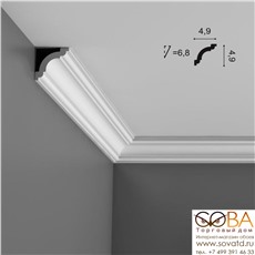 Карниз Orac Decor CX124 Axxent купить по лучшей цене в интернет магазине стильных обоев Сова ТД. Доставка по Москве, МО и всей России