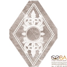 Вставка Navarti  Inserto Oka Blade Gris 10.5 x 14.5 купить по лучшей цене в интернет магазине стильных обоев Сова ТД. Доставка по Москве, МО и всей России