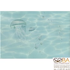 Декор Лагуна  "Медуза" 24,9х36,4 купить по лучшей цене в интернет магазине стильных обоев Сова ТД. Доставка по Москве, МО и всей России