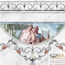 Плитка Dec Cenefa Louvre B 45х45 купить по лучшей цене в интернет магазине стильных обоев Сова ТД. Доставка по Москве, МО и всей России