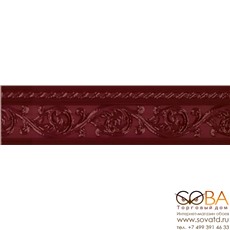 Бордюр Carmen  Moldura Yara Burdeos 4х15 купить по лучшей цене в интернет магазине стильных обоев Сова ТД. Доставка по Москве, МО и всей России