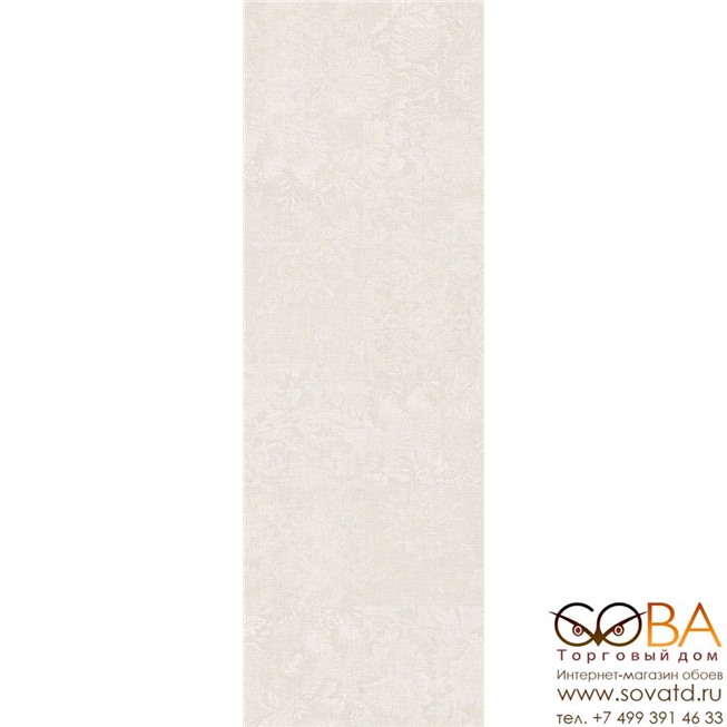 Плитка Creto  Textile Ivory W M 20x60 NR Mat 1 купить по лучшей цене в интернет магазине стильных обоев Сова ТД. Доставка по Москве, МО и всей России