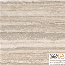 Керамогранит Vitra  Travertini Коричневый Шлифованный Рек 60х60 купить по лучшей цене в интернет магазине стильных обоев Сова ТД. Доставка по Москве, МО и всей России