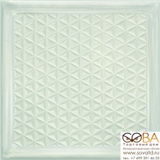 Керамическая плитка Aparici Glass White Brick Brillo (20x20)см 4-107-5 (Испания) купить по лучшей цене в интернет магазине стильных обоев Сова ТД. Доставка по Москве, МО и всей России