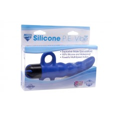 Стимулятор простаты Silicone P.E. Vibe Large Blue 270214PD