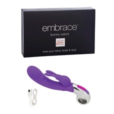 Вибратор EMBRACE BUNNY WAND PURPLE 4610-50BXSE