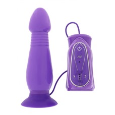 Анальный стимулятор с вибрацией THRUSTING BUTT PLUG PURPLE Z003P8F108P8SC