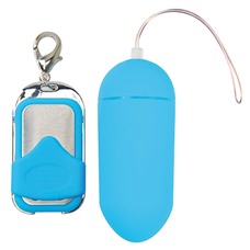 Вибромасажер VIBRATING EGG PLEASURE SHIVER LARGE BLUE T4L-801009