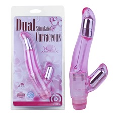 Розовый вибростимулятор Dual Stimulator Curvaceous