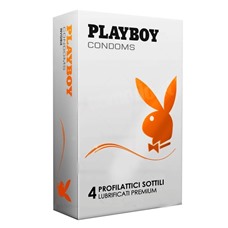 Суперчувствительные презервативы Profilattici Sottili - Playboy, 4 шт.