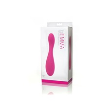 Розовый вибратор UltraZone Emma 6X Silicone Vibrator - 20 см.