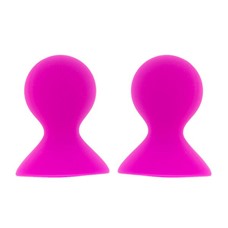 Ярко-розовые помпы для сосков LIT-UP NIPPLE SUCKERS LARGE PINK