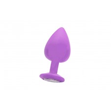 Анальная пробка OUCH! Extra Large Diamond Butt Plug Purple SH-OU183PUR