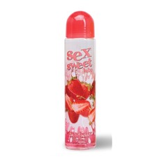 Вкусовой лубрикант с ароматом клубники Sex Sweet Lube - 197 мл.