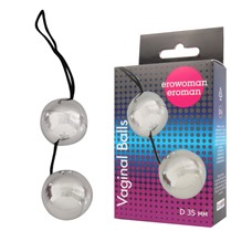 Шарики вагинальные Balls от Erowoman-Eroman, 3,5 см