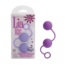 Шарики на сцепке из силикона Lia Purple 4560-08BXSE