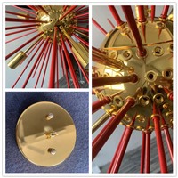 Люстра ASTRA Chandelier Sputnik Red
