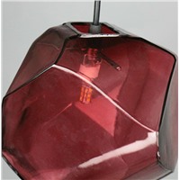 Подвесной стеклянный светильник "Метеорит"