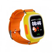 Детские часы GPS трекер Smart Baby Watch Q90 Оранжевые