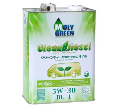 Моторное масло Moly Green Clean Diesel DL-1 5W-30 (4л.)
