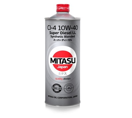 Моторное масло Mitasu Super LL Diesel CI-4 10W-40 Synthetic Blended (1л.)