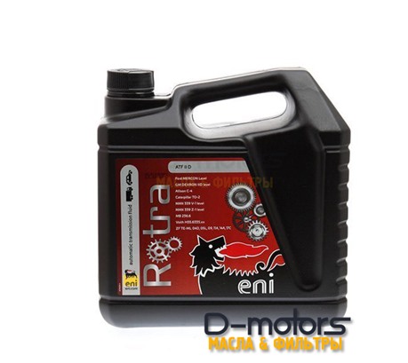 Трансмиссионное масло ENI Rotra ATF II D (4л)