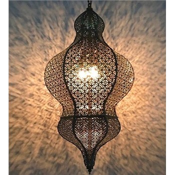 Марокканский фонарь бронзовый ажурный
